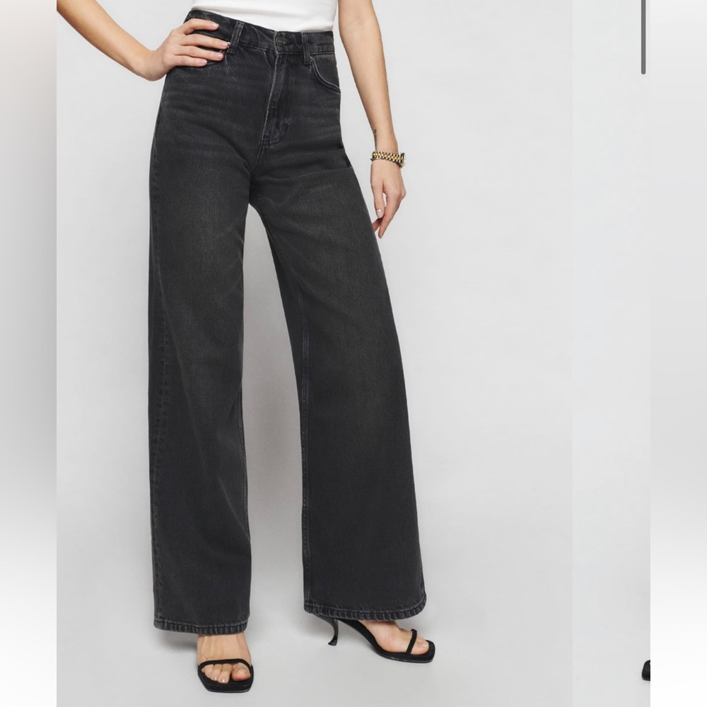 Reformation Cary High Rise Slouchy Wide Leg Jeans | Size 26